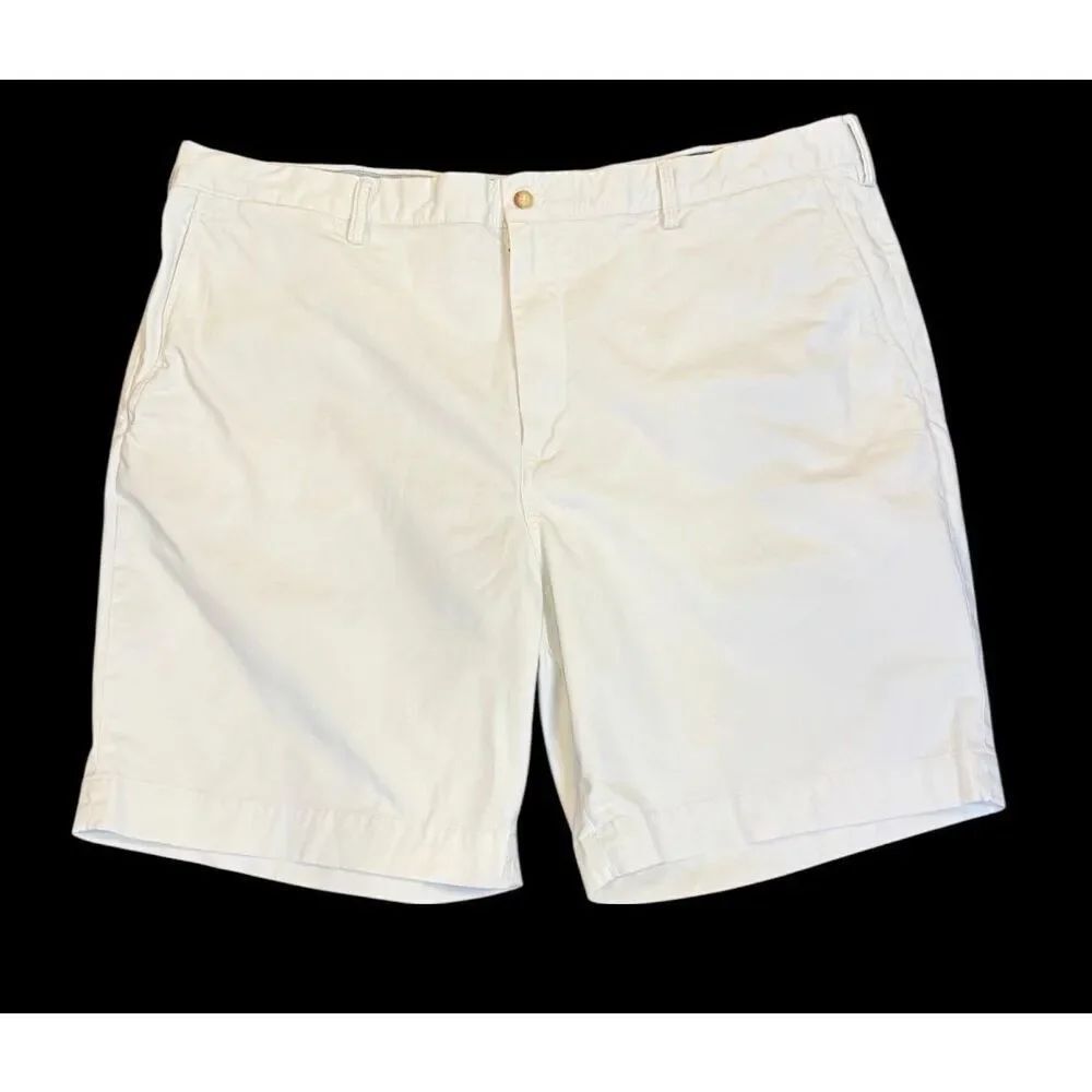 Polo Ralph Lauren The Polo Chino Stretch Cotton Twill Shorts Sz. 42 White Dad Pr